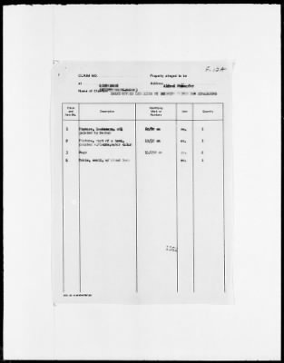 Thumbnail for Restitution Files of MFAA Section - Berlin, 1956 > Claims-France, F422-F193a