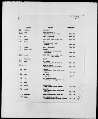 Thumbnail for Restitution Files of MFAA Section - Berlin, 1956 > Claims-Norway, Palestine, Poland, Rumania, Switzerland, USA