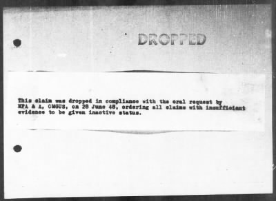 Thumbnail for Restitution Files of MFAA Section - Munich, Central Collecting Point > From: Folder 188, Claims–Czechoslovakia To: Folder 190, Claims–France