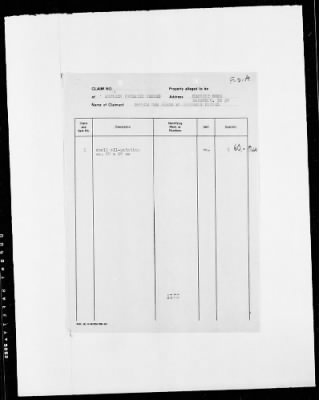 Thumbnail for Restitution Files of MFAA Section - Berlin, 1956 > Claims-France, F422-F193a