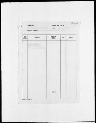 Thumbnail for Restitution Files of MFAA Section - Berlin, 1956 > Claims-France, F422-F193a