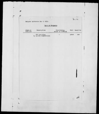 Thumbnail for Restitution Files of MFAA Section - Berlin, 1956 > Claims-Argentina, Austria, Belgium, and Czechoslovakia