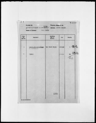 Thumbnail for Restitution Files of MFAA Section - Berlin, 1956 > Claims-France, F422-F193a