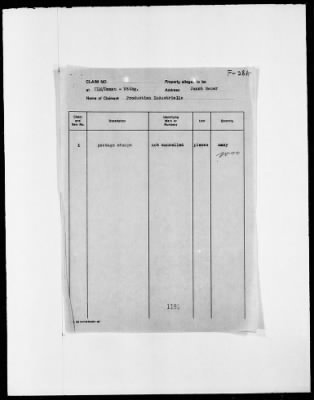 Thumbnail for Restitution Files of MFAA Section - Berlin, 1956 > Claims-France, F422-F193a