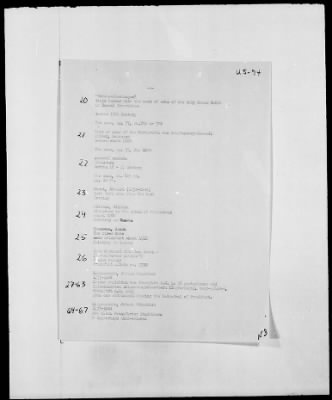 Thumbnail for Restitution Files of MFAA Section - Berlin, 1956 > Claims-Norway, Palestine, Poland, Rumania, Switzerland, USA