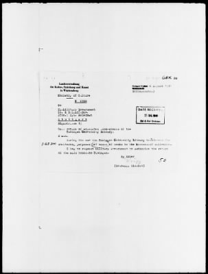 Thumbnail for Restitution Files of MFAA Section - Berlin, 1956 > Claims-Germany