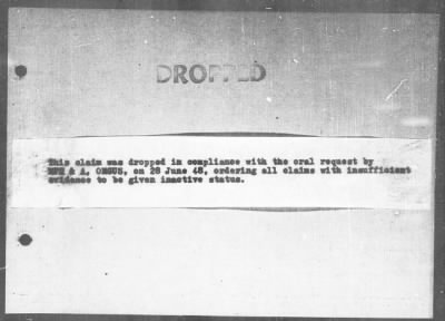 Thumbnail for Restitution Files of MFAA Section - Munich, Central Collecting Point > From: Folder 186, Claims–Czechoslovakia To: 188, Claims–Czechoslovakia