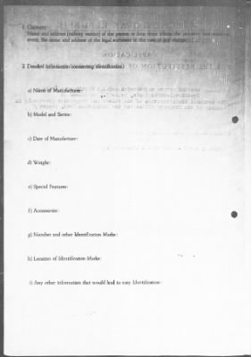 Thumbnail for Restitution Files of MFAA Section - Munich, Central Collecting Point > From: Folder 186, Claims–Czechoslovakia To: 188, Claims–Czechoslovakia