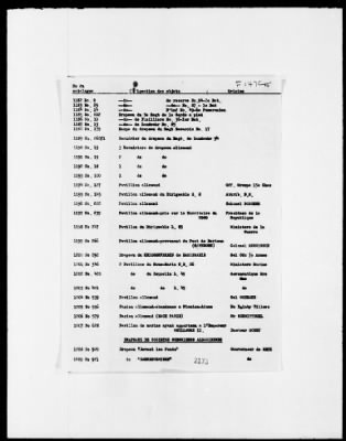 Thumbnail for Restitution Files Of MFAA Section - Berlin, 1956 > Claims-France, F193a-F147c