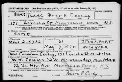 Thumbnail for Isaac Peter > Cooley, Isaac Peter (1880)