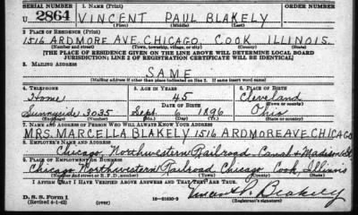 Thumbnail for Vincent Paul > Blakely, Vincent Paul (1896)