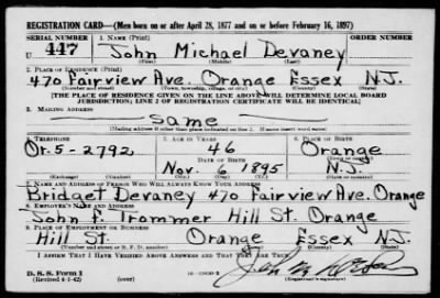 Thumbnail for John Michael > Devaney, John Michael (1895)