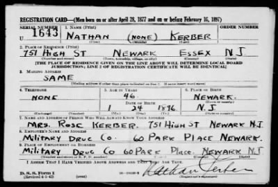 Thumbnail for Nathan > Kerber, Nathan (1896)