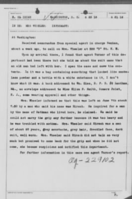 Old German Files, 1909-21 > Mrs. Wheeler (#8000-229102)