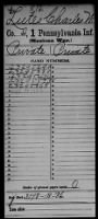 US, Mexican War Service Records - Pennsylvania, 1847 record example