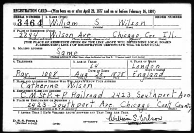 Thumbnail for William S > Wilson, William S (1878)