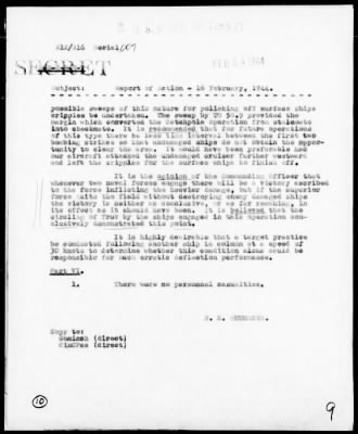 USS NEW ORLEANS > Act Rep, 2/16/44, Truk