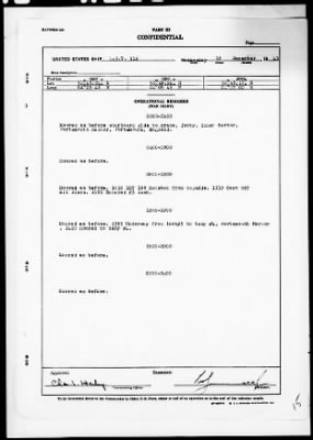 USS LST-312 > War Diary, 12/1/43 to 1/31/44