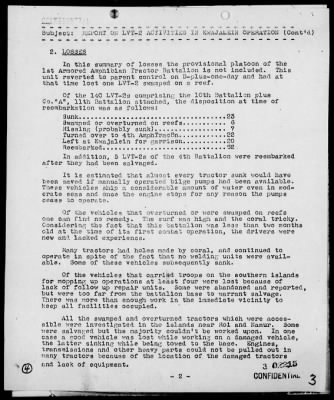 Thumbnail for COMMANDANT USMC > Rep of LVT(2) Activities in Kwajalein Operation