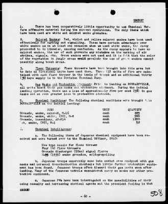 Thumbnail for MARINES, 1st PHIB CORPS > Rep On Bougainville Operations 11/3/43 to 12/15/43