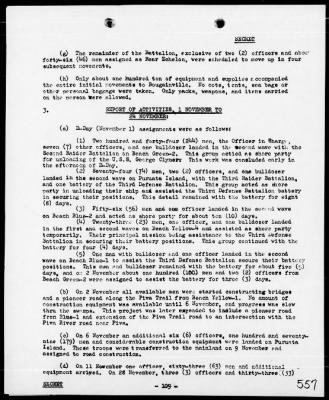 MARINES, 1st PHIB CORPS > Rep On Bougainville Operations 11/3/43 to 12/15/43