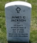 Headstone for S2 James 'Jim' Glendell Jackson - Jeff. Barracks Nat. Cem. St Louis, MO