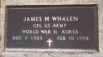 Thumbnail for Headstone for CPL James Hubert Whalen