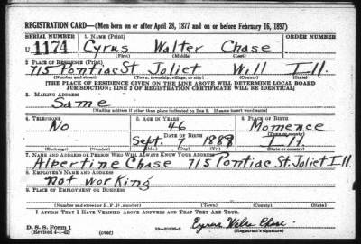 Thumbnail for Cyrus Walter > Chase, Cyrus Walter (1887)