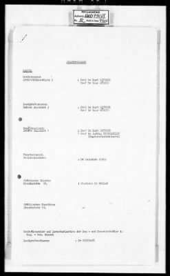 Subject File > List Of Fine Arts And Archival Personnel Of Germany