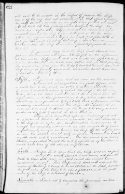 6 - Jan 1861-Nov 1862 > James Pent Et Als Vs The Ship Ocean Belle