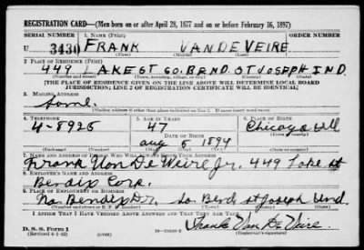 Thumbnail for Frank > Vandeveire, Frank (1894)