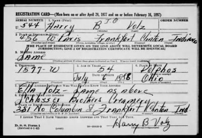 Harry B > Volz, Harry B (1888)