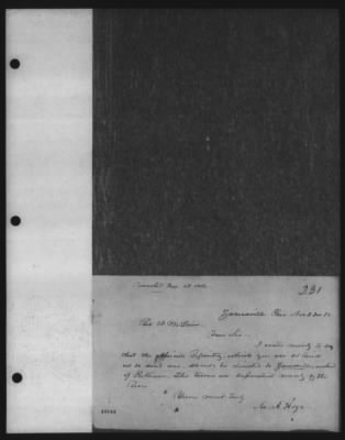 Domestic Letters > 22 Nov 1851-16 Feb 1852