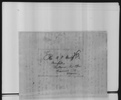 Thumbnail for Domestic Letters > May-Dec 1834, C-M