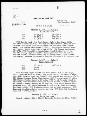 USS TULAGI > War Diary, 2/1-29/44