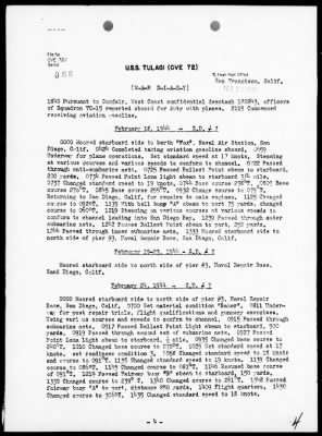 USS TULAGI > War Diary, 2/1-29/44