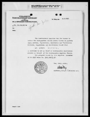 Thumbnail for Czech Miscellaneous Correspondence > 476 - Czech Miscellaneous Correspondence