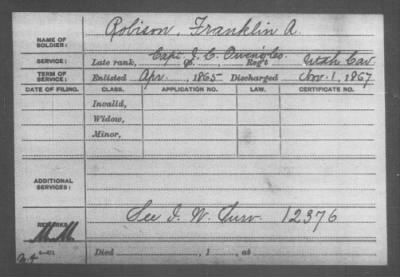 Thumbnail for Regiment [Blank] > Company Capt. J. C. Owen's