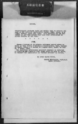 Thumbnail for Q: Air Service Liquidation > 5: Monthly Reports on AEF Air Service Liquidation and Demobilization, Nov 1918-Mar 1919