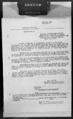 Thumbnail for Q: Air Service Liquidation > 5: Monthly Reports on AEF Air Service Liquidation and Demobilization, Nov 1918-Mar 1919