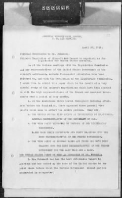 Thumbnail for Q: Air Service Liquidation > 5: Monthly Reports on AEF Air Service Liquidation and Demobilization, Nov 1918-Mar 1919