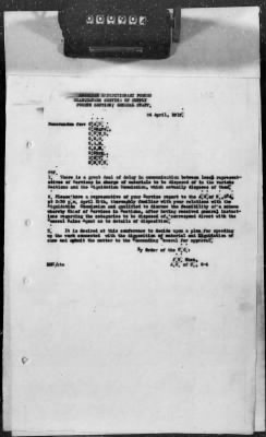 Q: Air Service Liquidation > 5: Monthly Reports on AEF Air Service Liquidation and Demobilization, Nov 1918-Mar 1919