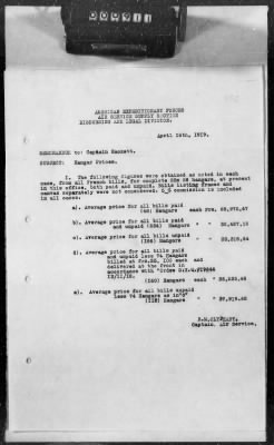 Q: Air Service Liquidation > 5: Monthly Reports on AEF Air Service Liquidation and Demobilization, Nov 1918-Mar 1919