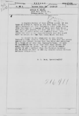 Old German Files, 1909-21 > Arthur H. Mills (#216411)