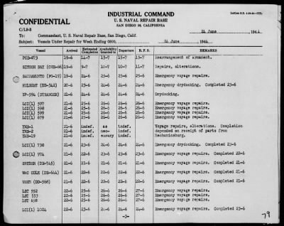 Thumbnail for COM 11 > War Diary, 6/1-30/44