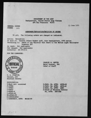 Thumbnail for Marine Light Helicopter Squadron 367, United States Marine Corps > 1971