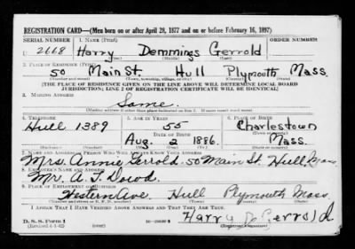 Thumbnail for Harry Demmings > Gerrold, Harry Demmings (1886)