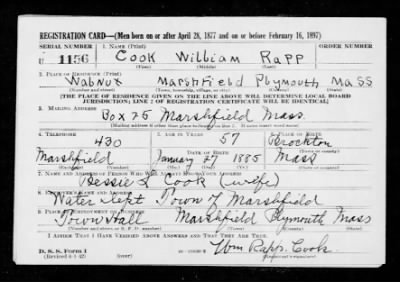 Thumbnail for Cook William Rapp > Cook, Cook William Rapp (1885)