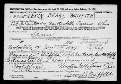 Thumbnail for Leroy Bearl > Griffith, Leroy Bearl (1887)