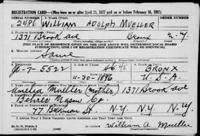 Thumbnail for William Adolph > Mueller, William Adolph (1896)